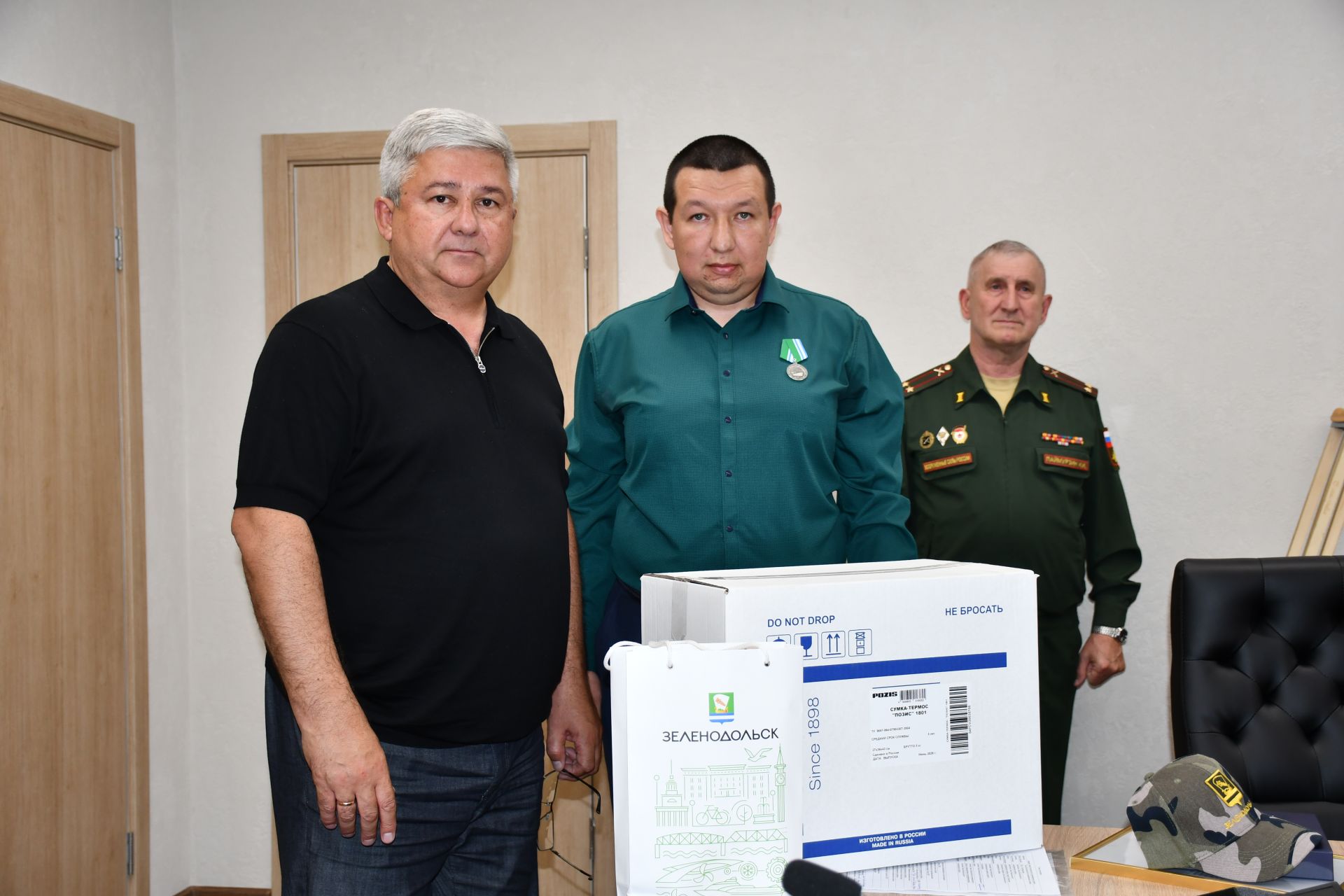 Михаил Афанасьев МХОда катнашучы якташыбыз Илнар Сабиров белән очрашты