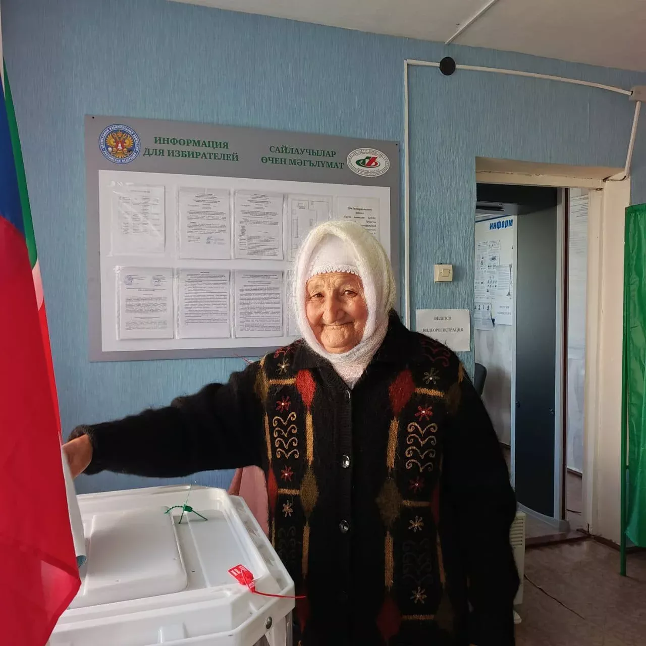 85 яшьлек Разия апа Ибраһимова да сайлауга килгән