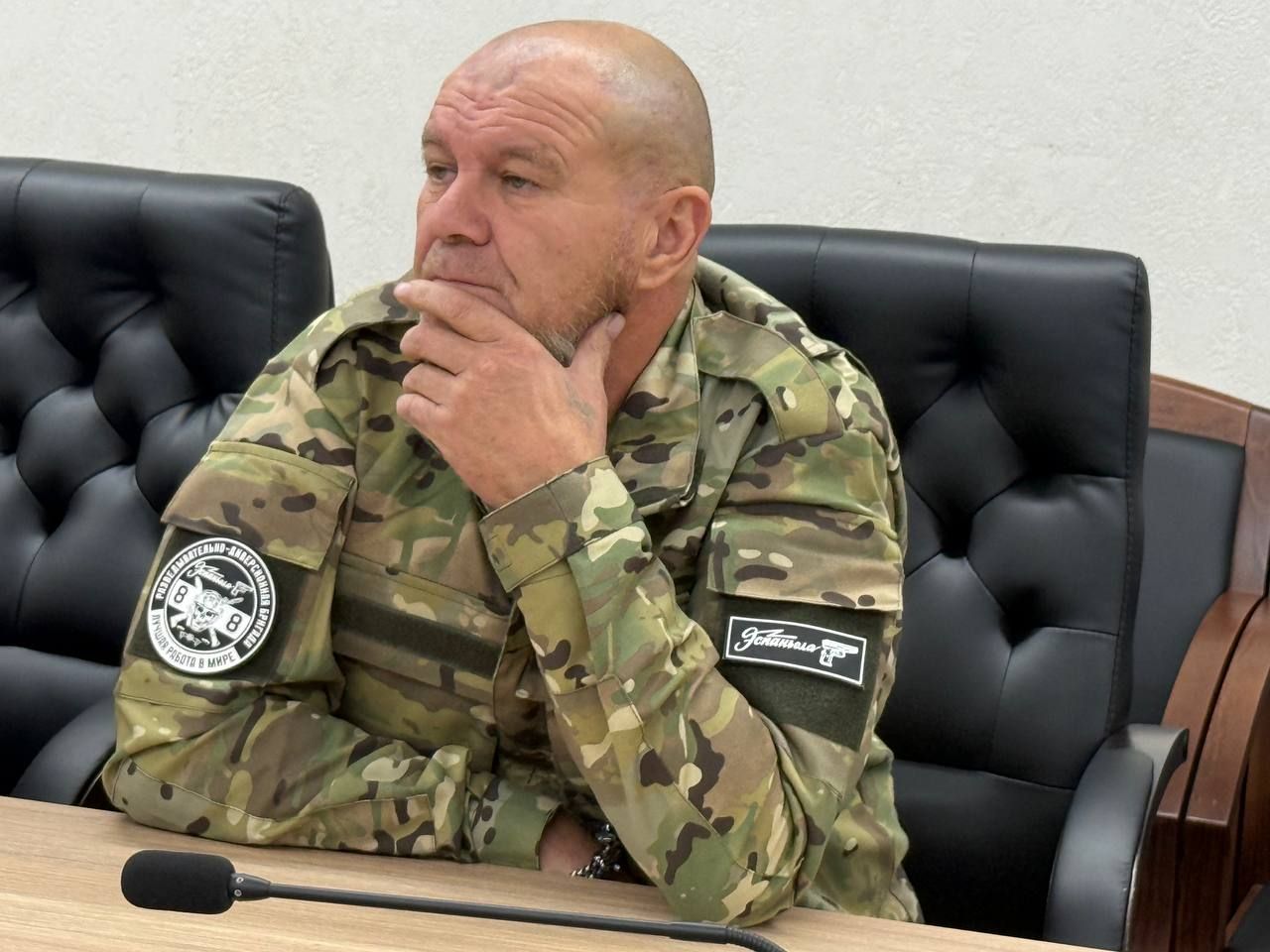 Михаил Афанасьев махсус хәрби операциядә катнашучы Еременко Вера Вениаминовна белән очрашты