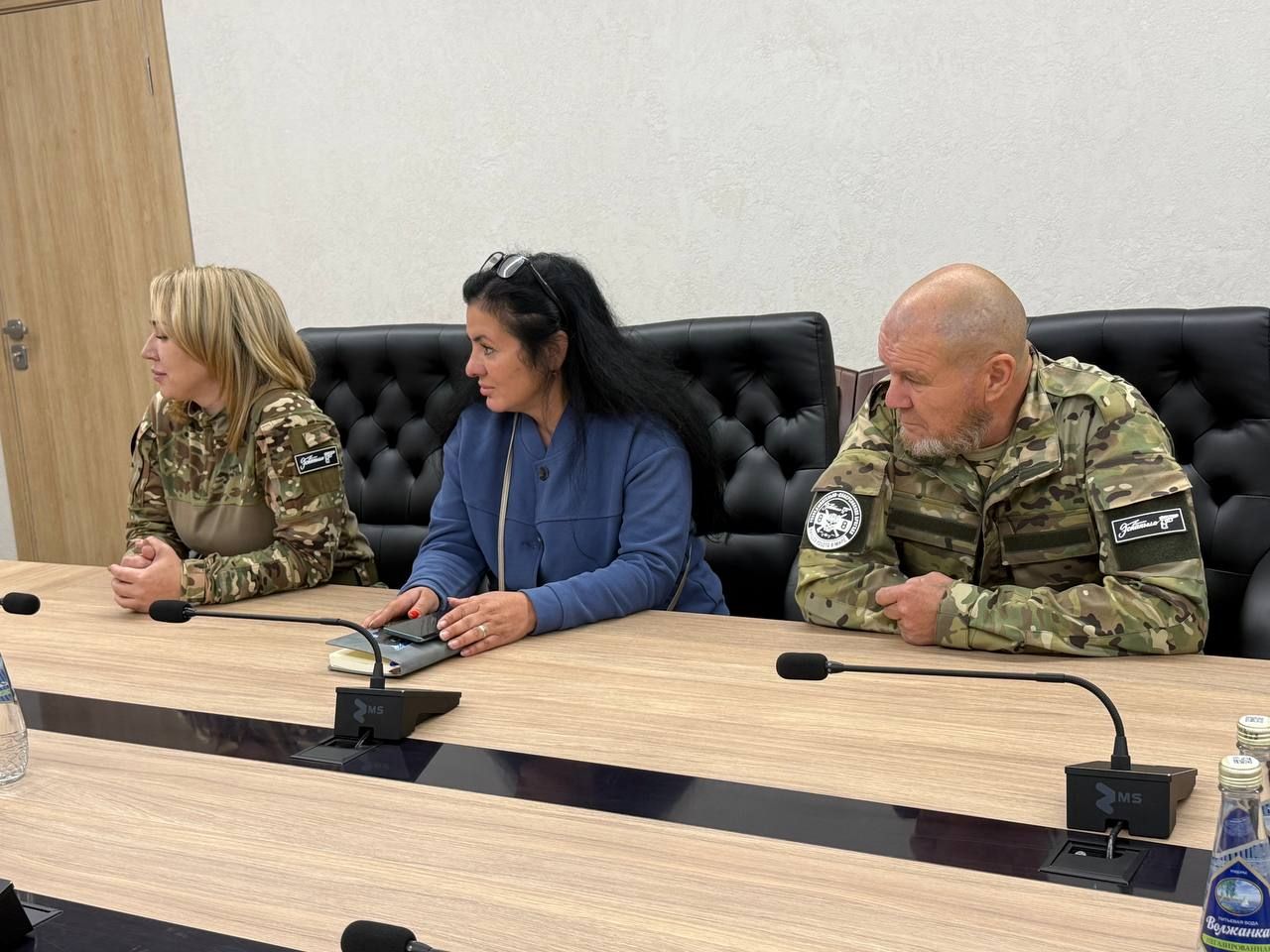 Михаил Афанасьев махсус хәрби операциядә катнашучы Еременко Вера Вениаминовна белән очрашты