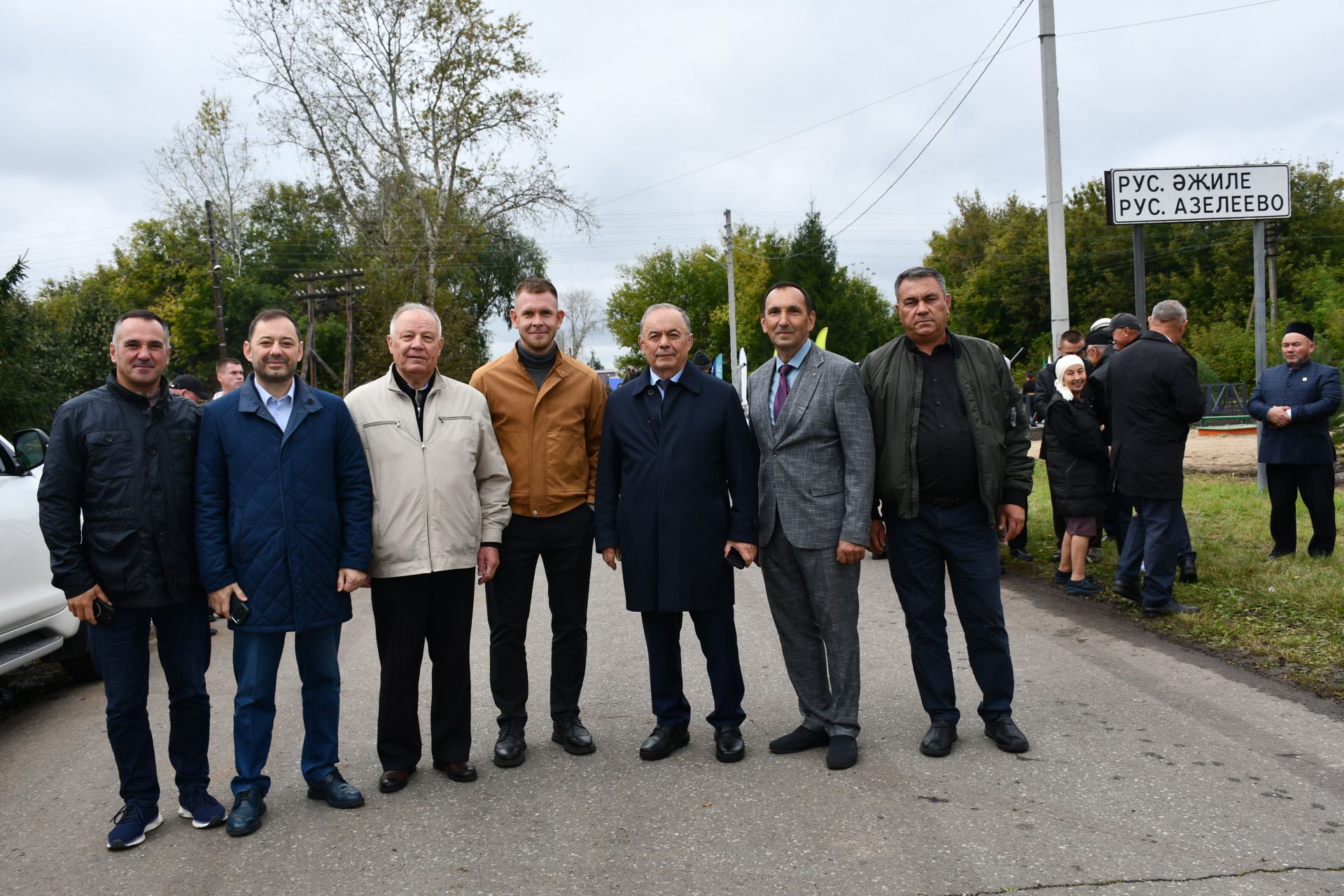 Рус Әҗәле авылында яңа мемориаль зона ачылышы