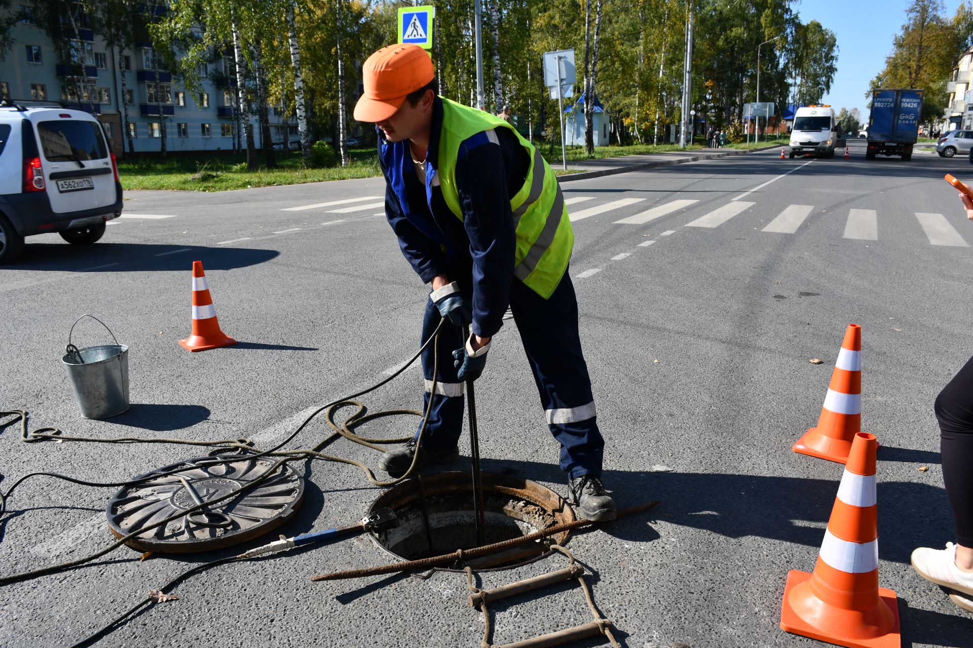 Яшел Үзәндә канализация челтәрләрен комплекслы хезмәтләндерү