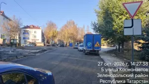 Энгельс һәм Космонавтлар урамнары кисешкән урында хәрәкәт өстенлеге схемасы үзгәртелде