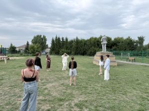 Күгәй авылында кызлар арасында волейбол уены узды