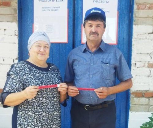 Түбән Урысбага авыл җирлеге сайлау участогында иртәдән үк шактый кеше инде килеп үз тавышын биргән