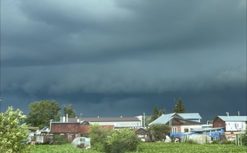 Васильево бистәсендәге йортны яшен суккан