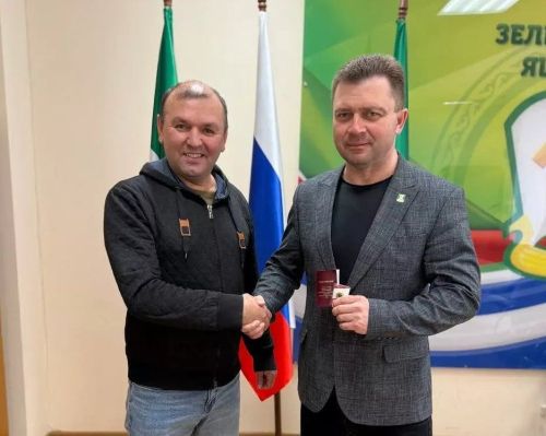 Евгений Потапов ГТО күкрәк билгесенә ия булды