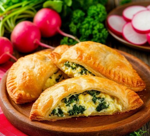 Редис яфрагыннан пирог эчлеге