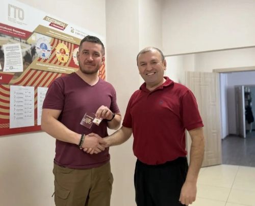 Новополька авыл җирлеге башлыгы Азат Ибраһимов бөтенроссия физкультура-спорт комплексының югары бүләгенә лаек булды