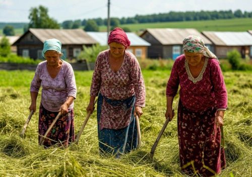 Сугышта ирләрен югалткан хатын-кызлар: «Атлар урынына үзебез җигелдек»