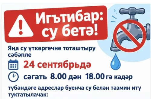 Игътибар: су бетә!