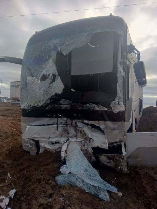 Татарстанның М-7 трассасында автобуслар бәрелешү сәбәпле кеше гомерләре өзелгән