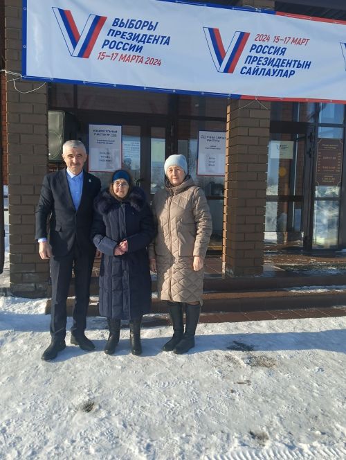 ️️ Бүгеннән сайлаулар башланды һәм Күгеш җирлегендә дә халык бик актив төстә тавыш бирә