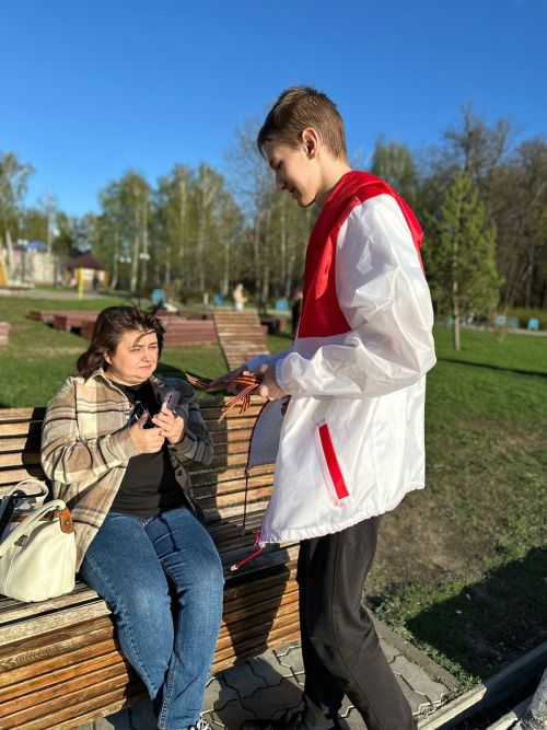 Яшел Үзәндә «Георг тасмасы» бөтенроссия акциясенә кушылдылар