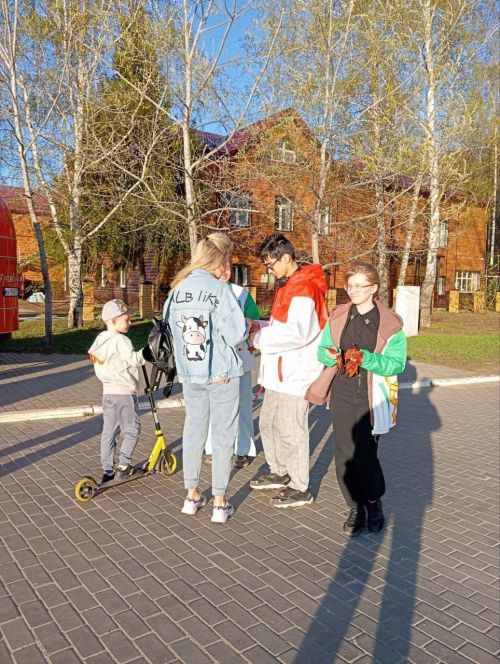 Яшел Үзәндә «Георг тасмасы» бөтенроссия акциясенә кушылдылар