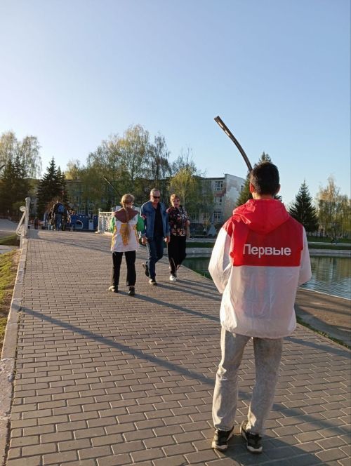 Яшел Үзәндә «Георг тасмасы» бөтенроссия акциясенә кушылдылар