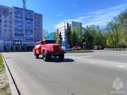 Яшел Үзәндә Россия янгын күзәтчелегенең 375 еллыгы уңаеннан автоузыш булды