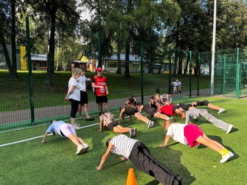 «Мирас» лагерена йөрүчеләр Физкультура көне алдыннан ГТО нормаларын тапшырды