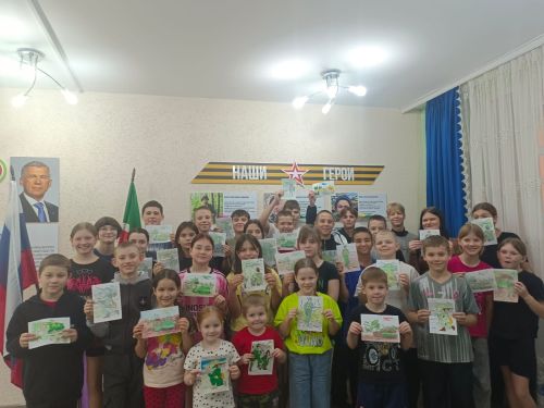 Игелекле йортта тәрбияләнүчеләр МХОда катнашучыларга хатлар язды