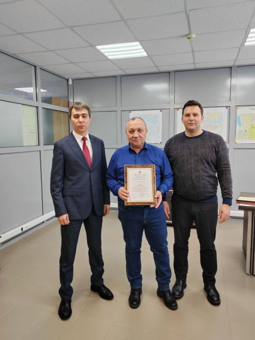 Осиновоның җылылык белән тәэмин итүче компания баш инженеры ТР Төзелеш министрлыгының Мактау грамотасына лаек булды