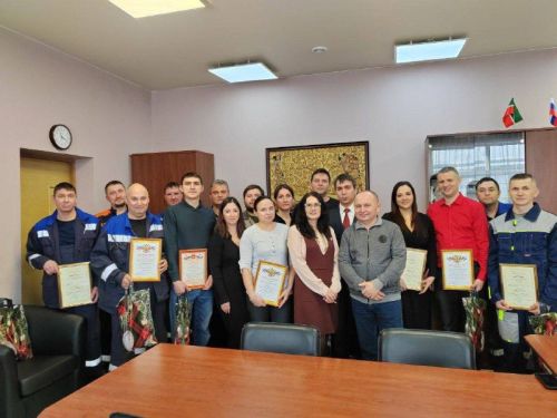 Осиновоның җылылык белән тәэмин итүче компания баш инженеры ТР Төзелеш министрлыгының Мактау грамотасына лаек булды