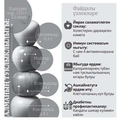 Көн дә бер алма ашагыз, яшәрерсез