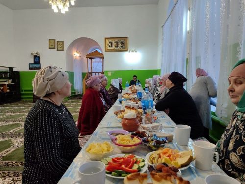 Яшел Үзән районы Бишнә авылы мәчетендә ифтар ашы узды