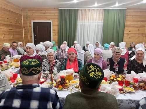 Яшел Үзәннең Олы Яке авылы мәчетендә ифтар ашы узды