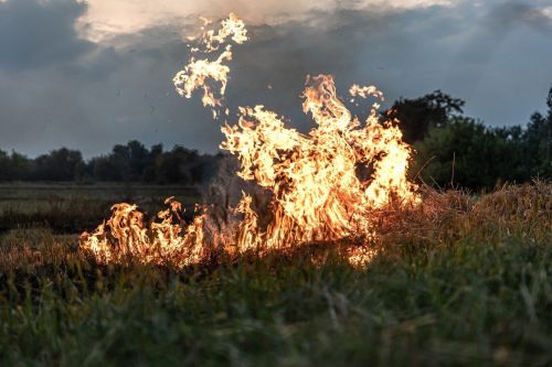 Ут-күздән сакланыйк: Норлат авылының Совет урамындагы кырда кипкән үләнгә ут капкан
