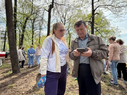 Шәһәребезнең Җиңү паркында Бөтенроссия өмәсе узды