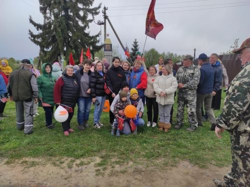 Бишнә, Рус-мари Ковалы авылларында Бөек Җиңүнең 80 еллыгына багышланган тантаналы митинг узды