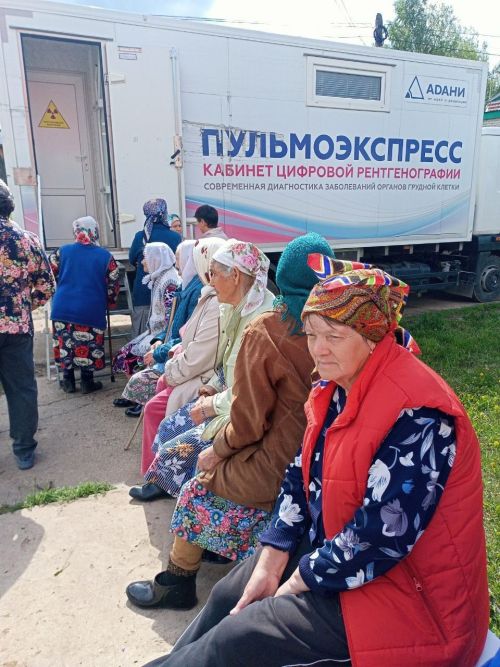 Узган атнада Яшел Үзән районы Олы Шырдан авылында күчмә флюорография эшләде