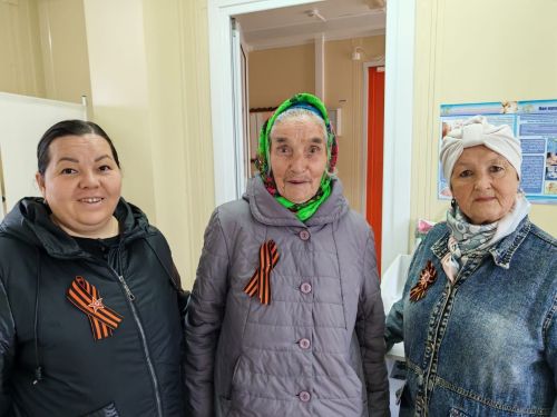 Олы Шырдан авылы мәдәният йорты ел саен Җиңү көне алдыннан үткәрелә торган «Георгий тасмасы» Бөтенроссия патриотик акциясенә кушылды