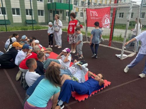 Яшел Үзәннең 5нче гимназия мәктәп яны лагеренда ГТО фестивале узды
