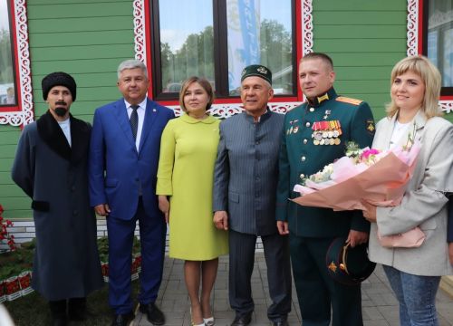 Рөстәм Нургали улы Сабантуйда безнең район хуҗалыгы зонасында булды
