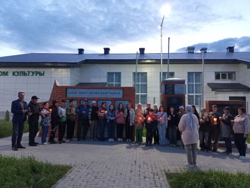 Ачасырлылар «Хәтер шәме» акциясендә катнашты