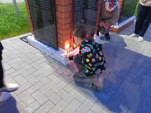 Ачасырлылар «Хәтер шәме» акциясендә катнашты