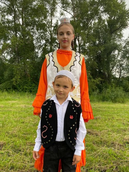 Акъегет авылында татар халык уеннарын искә төшергәннәр