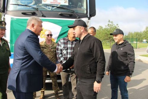 Яшел Үзән сугышчыларга 60нчы гуманитар ярдәм җибәрде