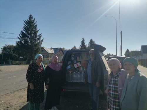 «Өмет» (Надежда) волонтерларының Норлат штабы фронт өчен 2 партия гуманитар йөк җибәрде