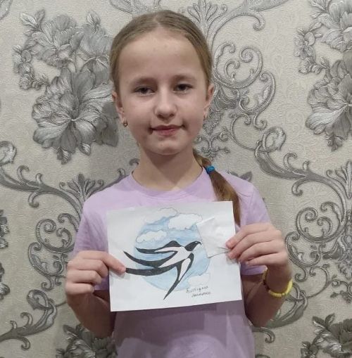 Акъегет авылы укучылары Ленинград камалышын өзү көненә багышланган Бөтенроссия акциясендә катнашты