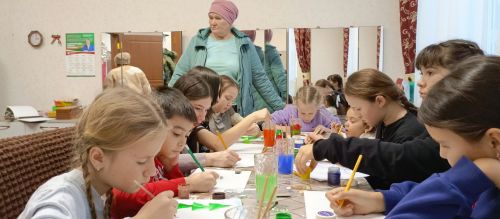 Бакырчы мәдәният йортында өлкәннәр һәм балалар өчен күңелле чара оештырганнар