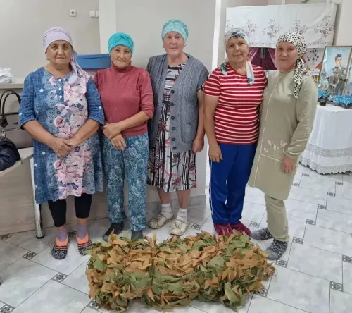 Олы Ачасыр, Мулла Иле, Зур Өтәк авыллары халкы маскировка челтәрләре үрүдә катнаша