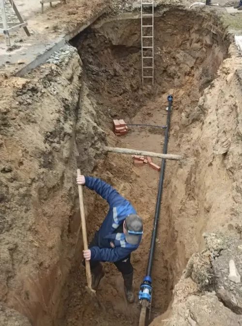 Муса Җәлил урамында суүткәргечнең авария участогы алыштырылды