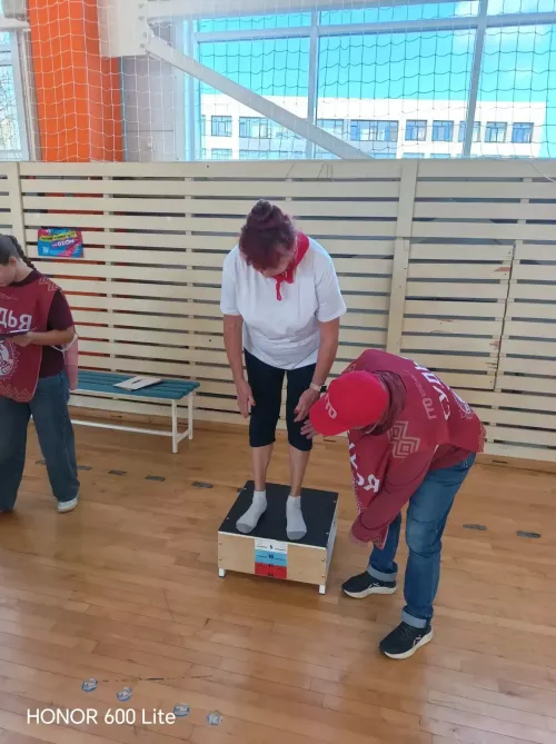 Васильево бистәсендә өлкән яшьтәге кешеләр ГТО нормативларын тапшырды