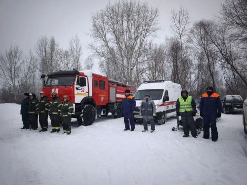 Яшел Үзәндә боз өстендәге юл-транспорт һәлакәте нәтиҗәләрен бетерү буенча укулар узды