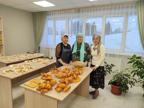 Бишнә авылының яңартылган мәдәният йортында ифтар мәҗлесе узды