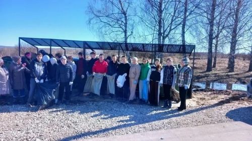 Бүген Олы Карагуҗа җирлегендә зур өмә оештырылды
