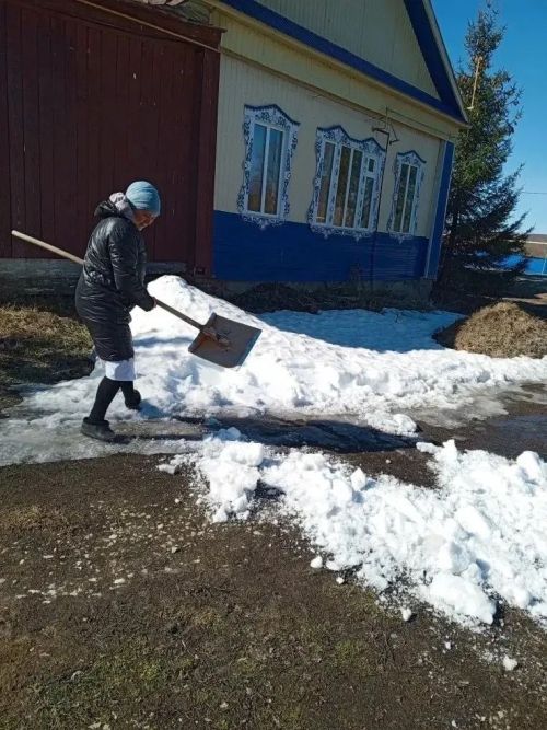 Бүген Олы Карагуҗа җирлегендә зур өмә оештырылды