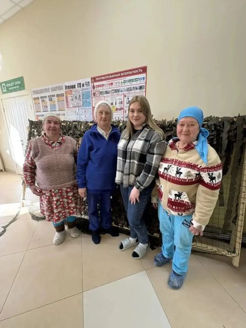 Уразлы авылында маскировка челтәрләре үрәләр